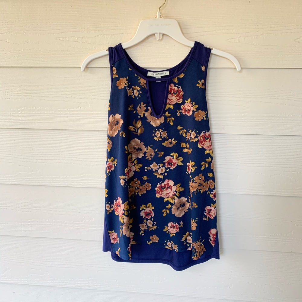 41 Hawthorn Floral Tank Top sz xs